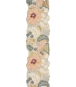 Clearance Puur wollen florale stijl tapijt ZINNIA Tapijten