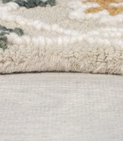 Clearance Puur wollen florale stijl tapijt ZINNIA Tapijten