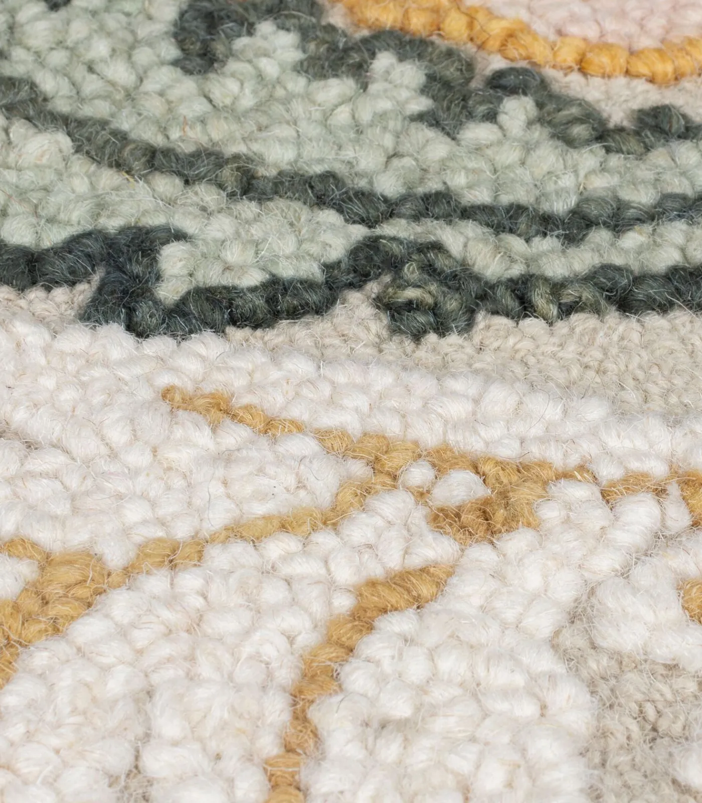 Clearance Puur wollen florale stijl tapijt ZINNIA Tapijten