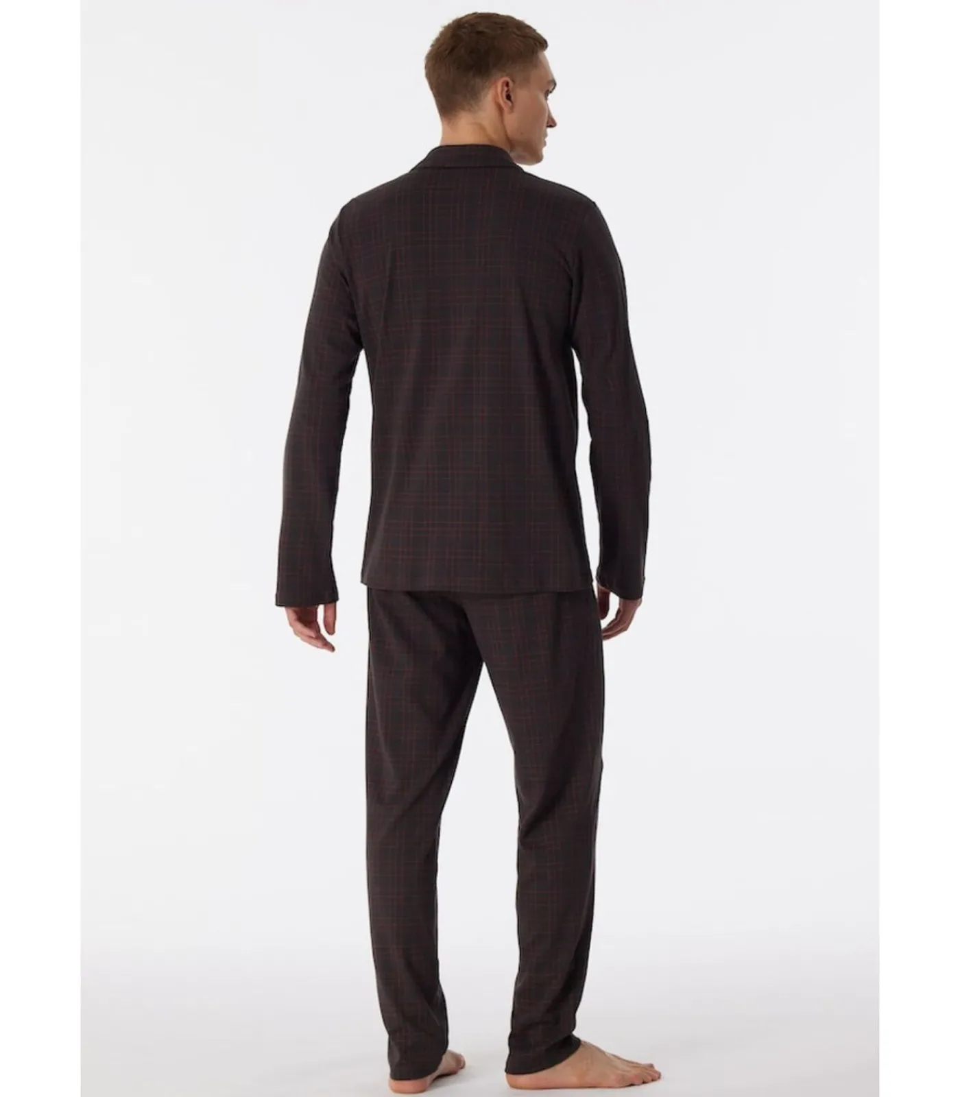 Clearance Pyjama Antraciet Heren Pyjama's