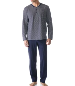 Sale Pyjama Blauw Heren Pyjama's