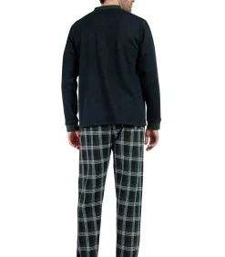 Outlet Pyjama broek shirt lange mouwen Smeraldo Heren Pyjama's