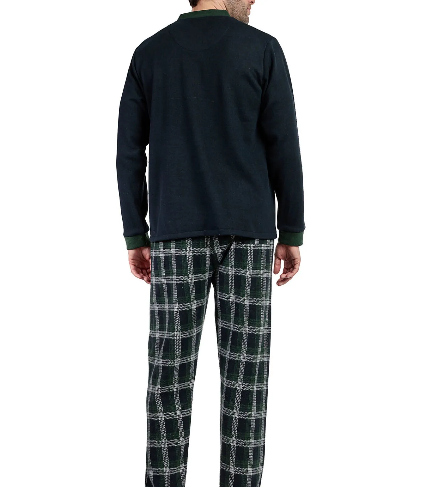 Outlet Pyjama broek shirt lange mouwen Smeraldo Heren Pyjama's