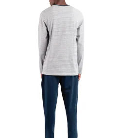 Heren ADMAS Pyjama broek top lange mouwen Espiga