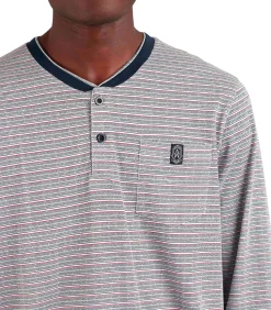 Heren ADMAS Pyjama broek top lange mouwen Espiga