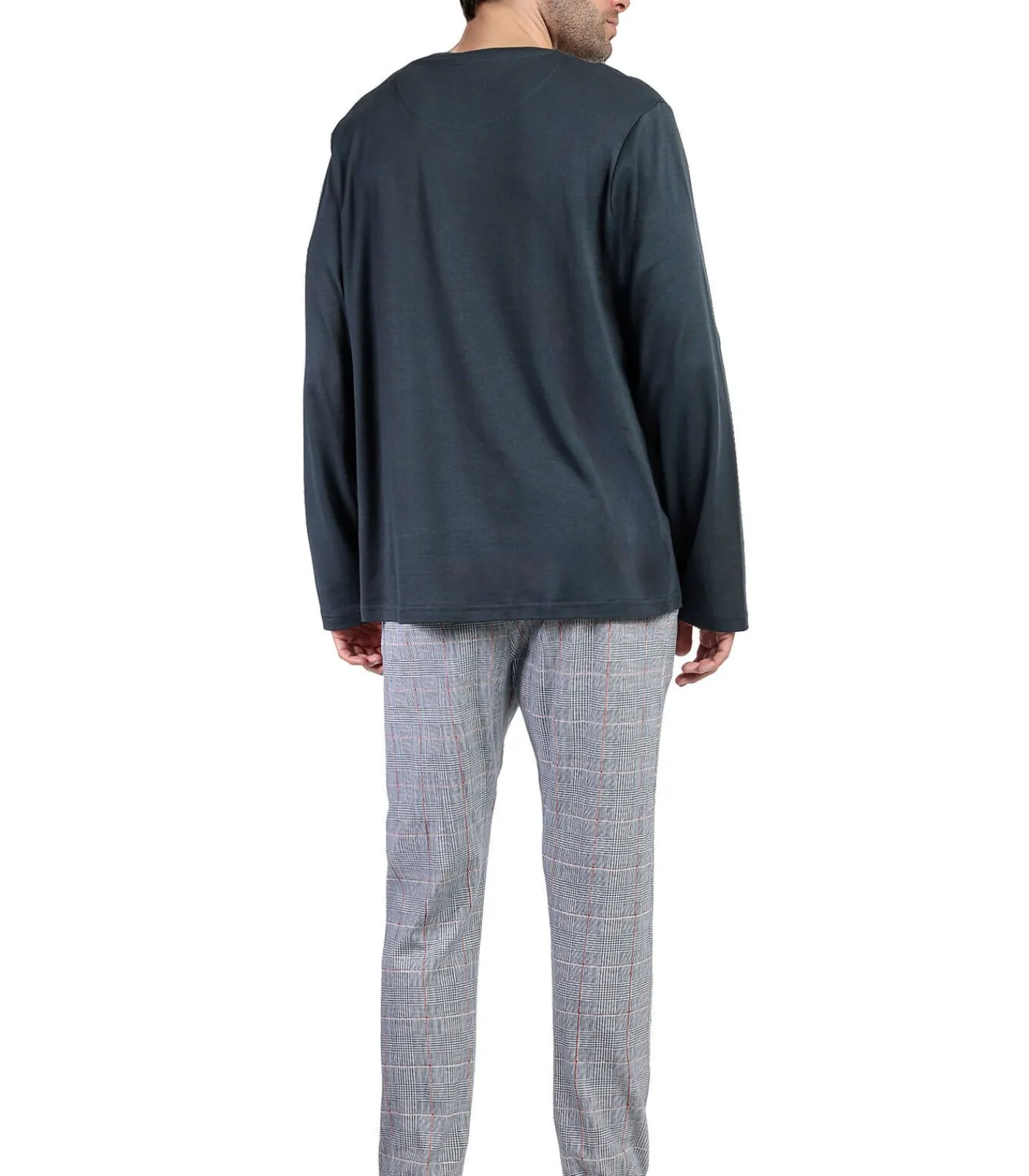 Sale Pyjama broek top lange mouwen Harris Heren Pyjama's