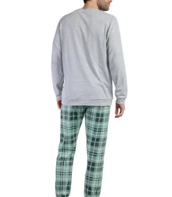 Heren ADMAS Pyjama broek top lange mouwen Vintage Car Lois