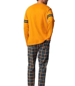 Outlet Pyjama broek top lange mouwen Square Paddington Heren Pyjama's