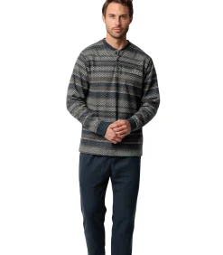 Heren ADMAS Pyjama broek top lange mouwen Magno