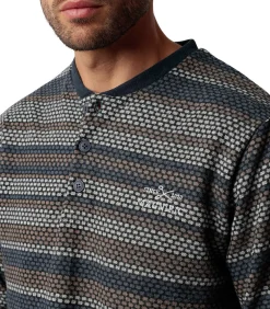 Heren ADMAS Pyjama broek top lange mouwen Magno