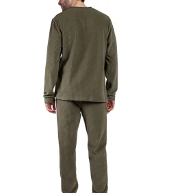 Heren ADMAS Pyjama broek top lange mouwen Checks Texture