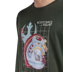 Outlet Pyjama broek top lange mouwen Resistance Pilot Star Wars Heren Pyjama's