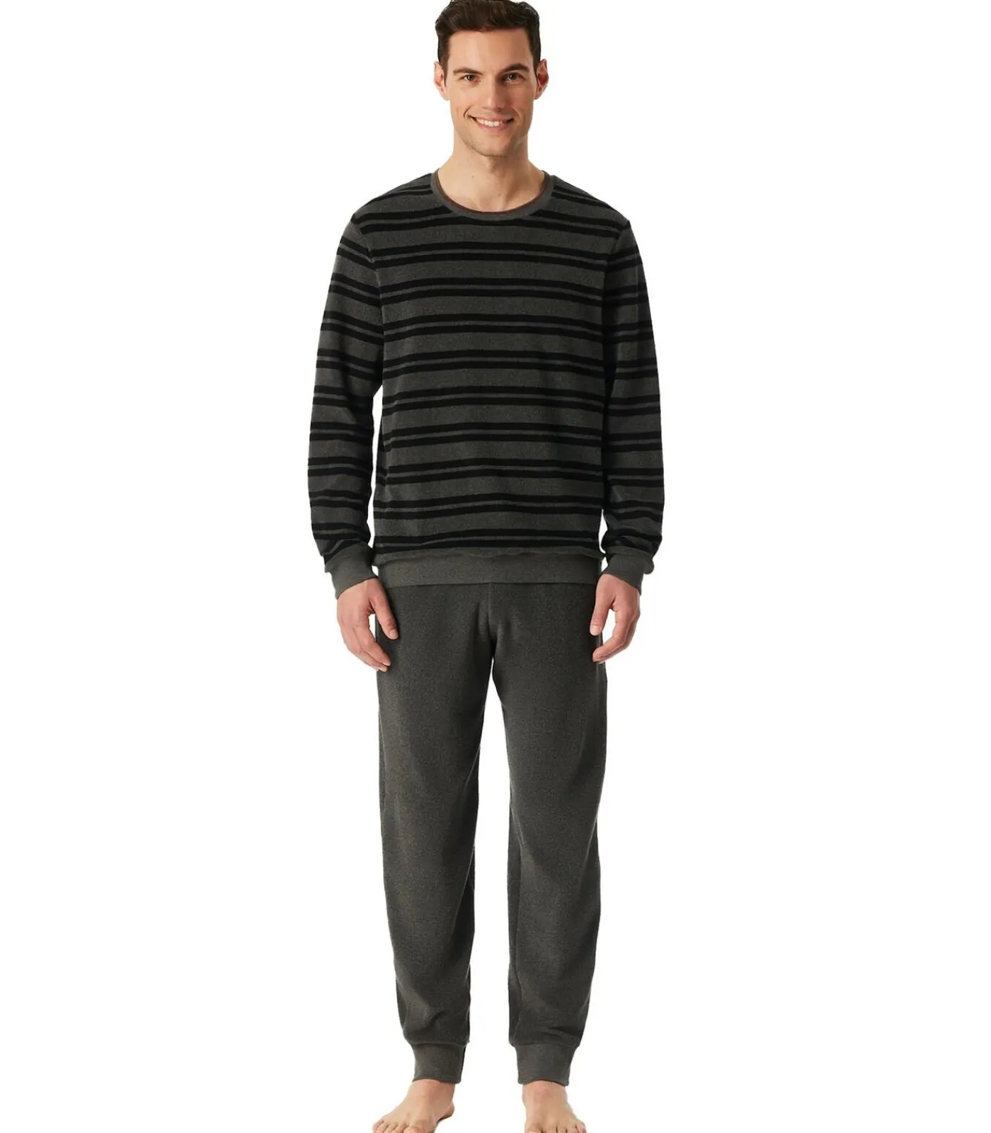 Hot Pyjama Casual Nightwear Frottee Heren Pyjama's