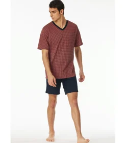 Discount Pyjama Kort Rood Heren Pyjama's