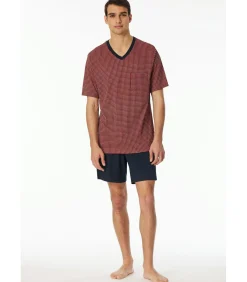 Discount Pyjama Kort Rood Heren Pyjama's