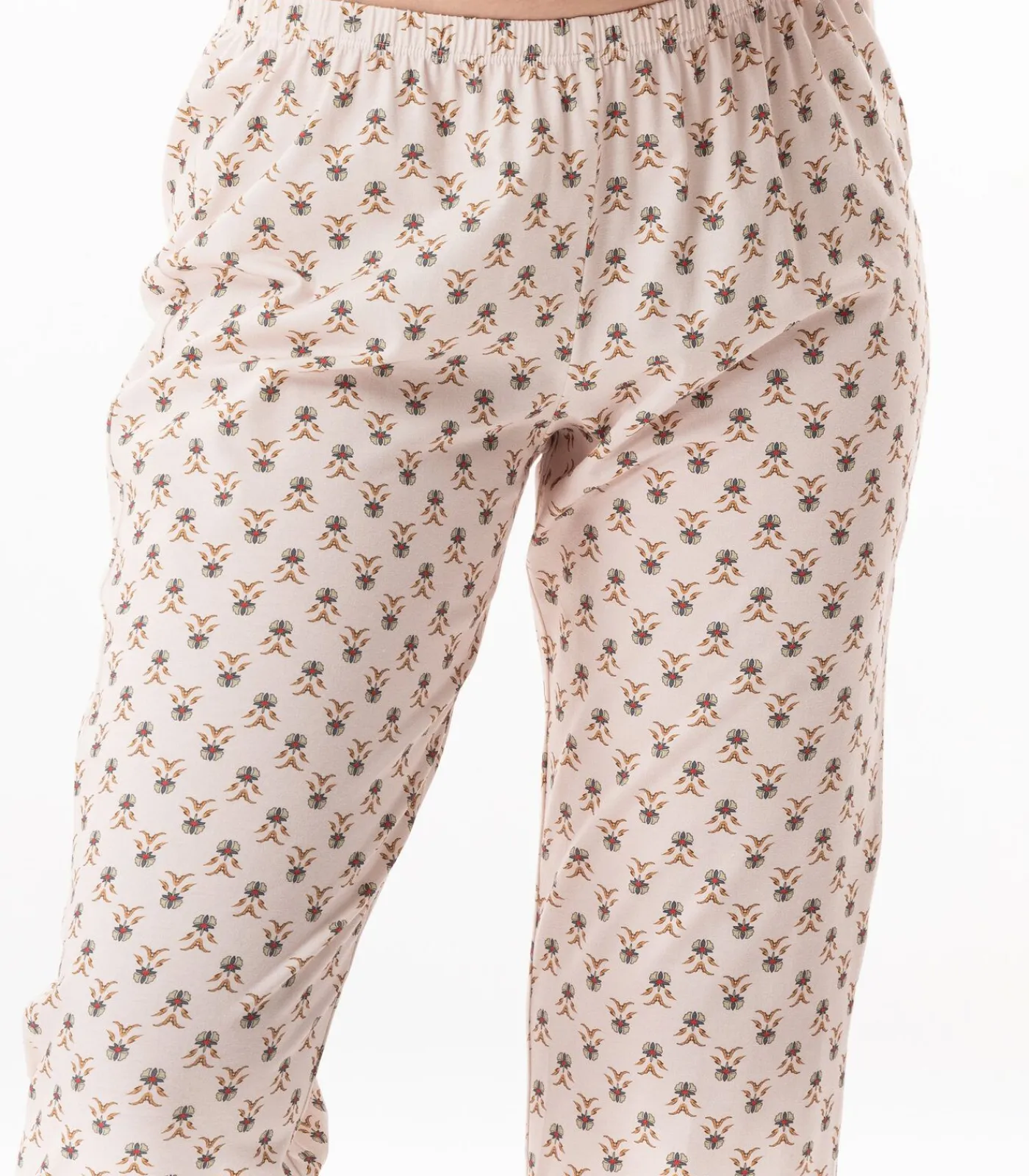 Outlet Pyjama met knopen van modal katoen TEA TIME 106 DAMES Nachtmode