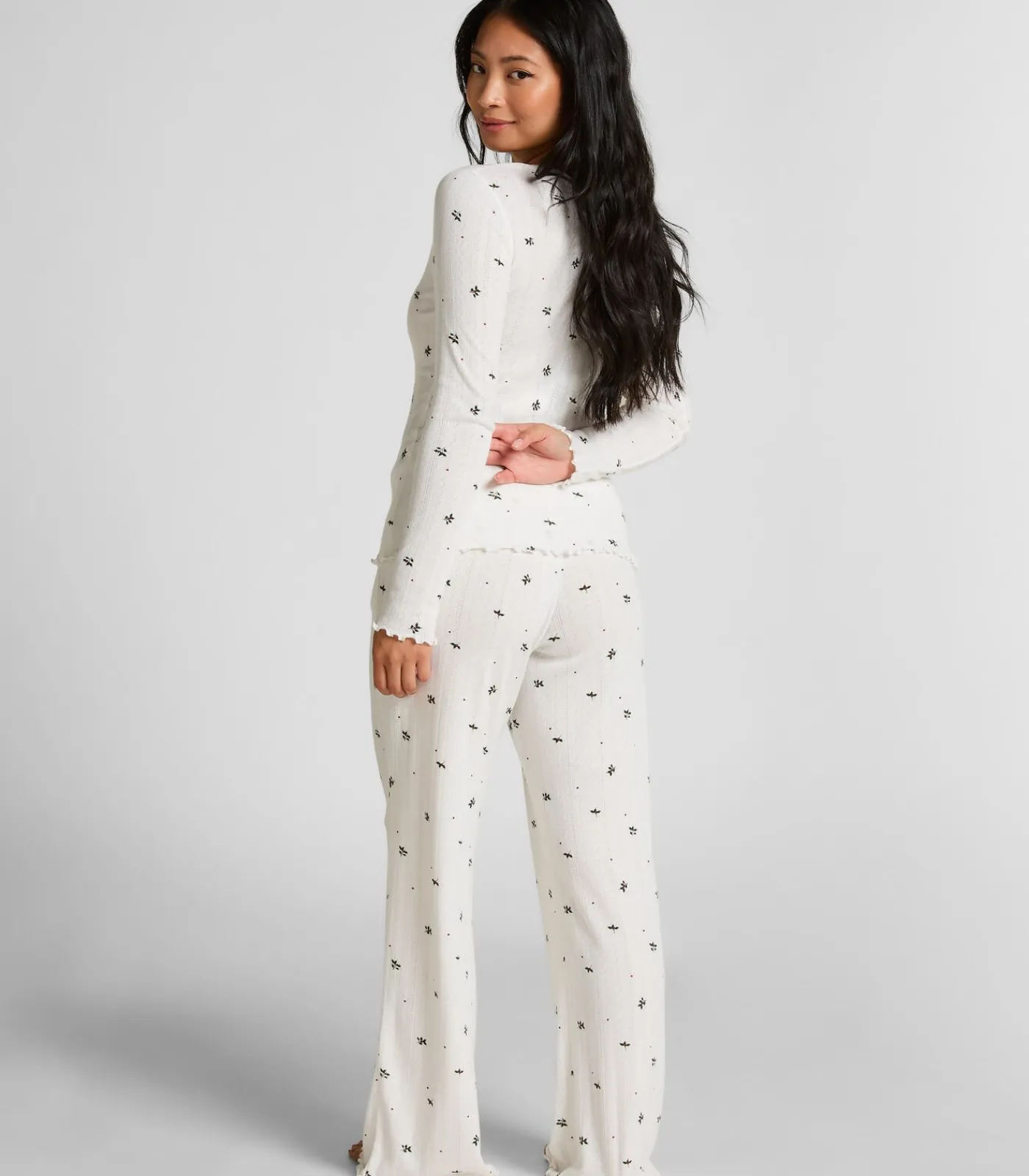 DAMES Hunkemöller Pyjamabroek Pointelle