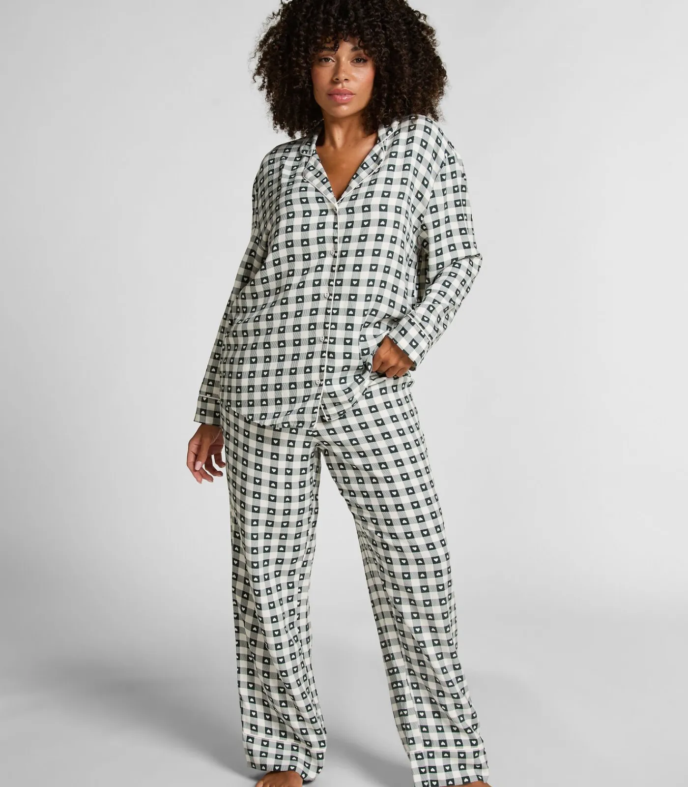 Clearance Pyjamaset van keperstof DAMES Nachtmode