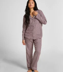 Pyjamatop Flanel Essentials DAMES Nachtmode