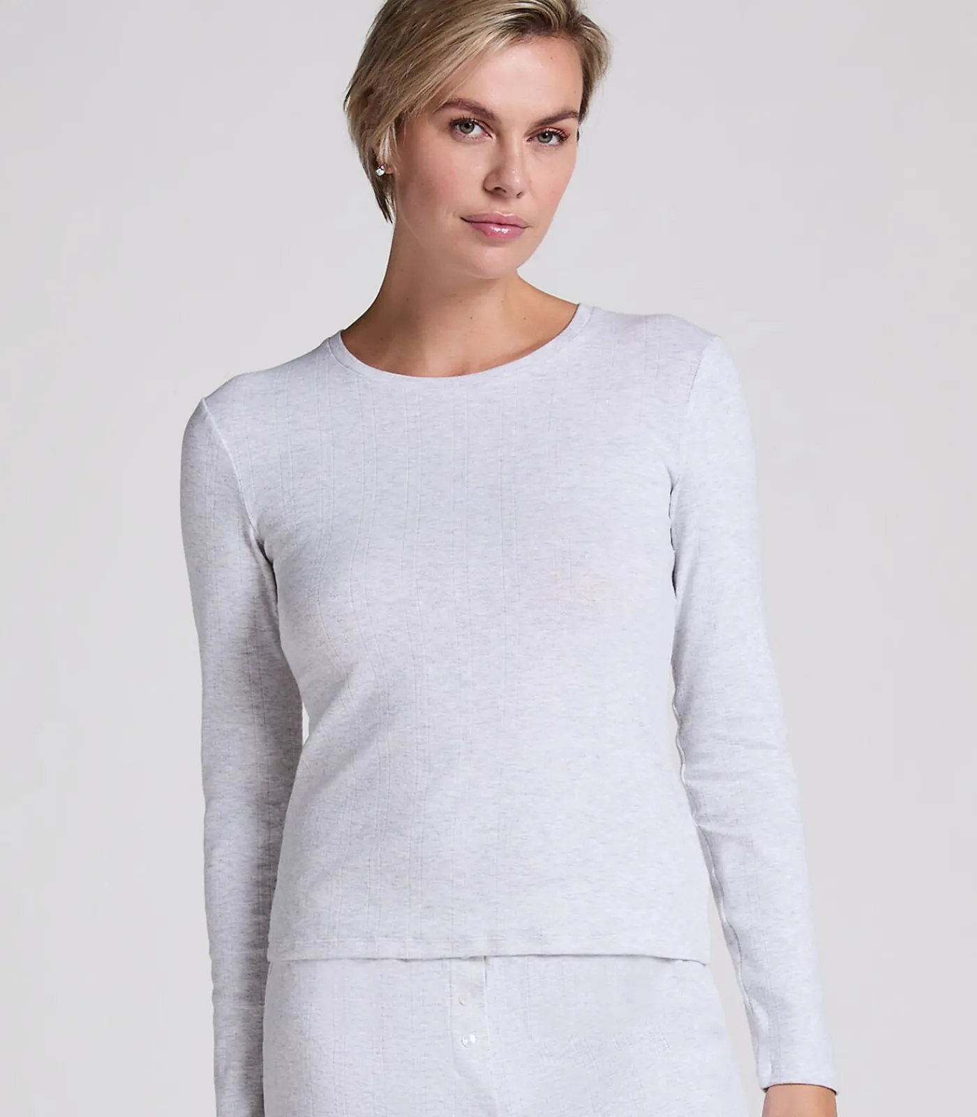 Sale Pyjamatop Pointelle DAMES Nachtmode