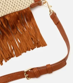 DAMES Misako Raffia tas Vrouw Freca