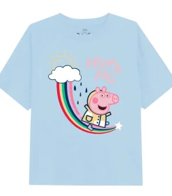 Kinderen PEPPA PIG RAINBOW SLIDE - T-shirt - Blauw
