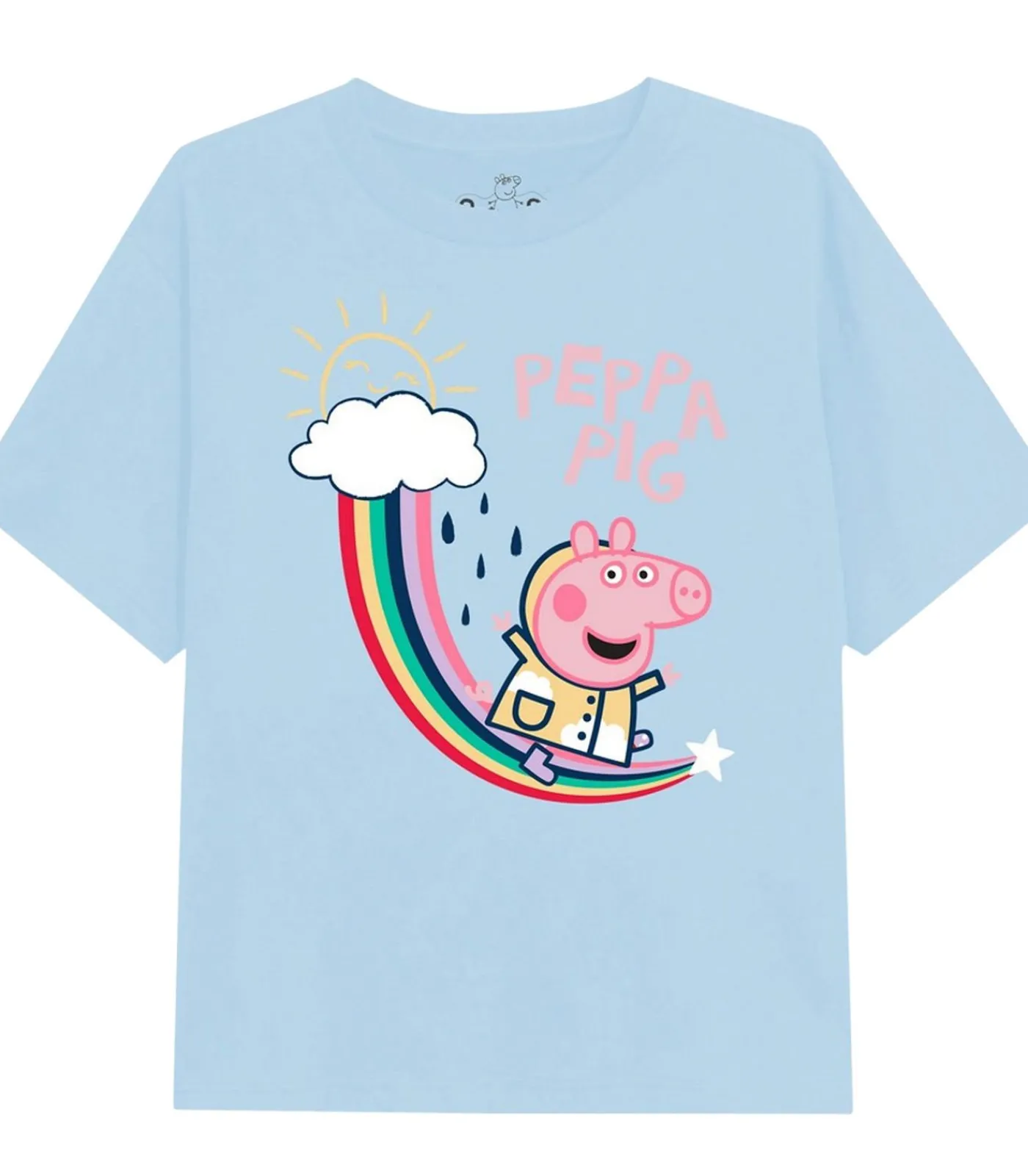 Kinderen PEPPA PIG RAINBOW SLIDE - T-shirt - Blauw