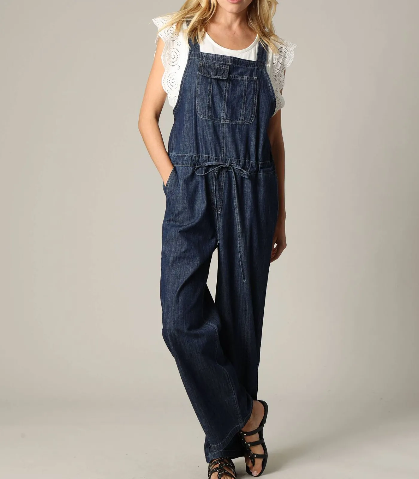 Clearance RAQUEL - Damesoverall van 100% katoendenim DAMES Jumpsuits