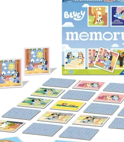 Kinderen Ravensburger Bluey memory kaartspel - klassiek geheugenspel voor kinderen