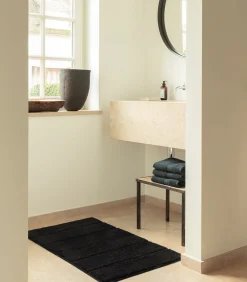 Clearance Ray Antislip Badmat Zwart Bad-& Douchematten