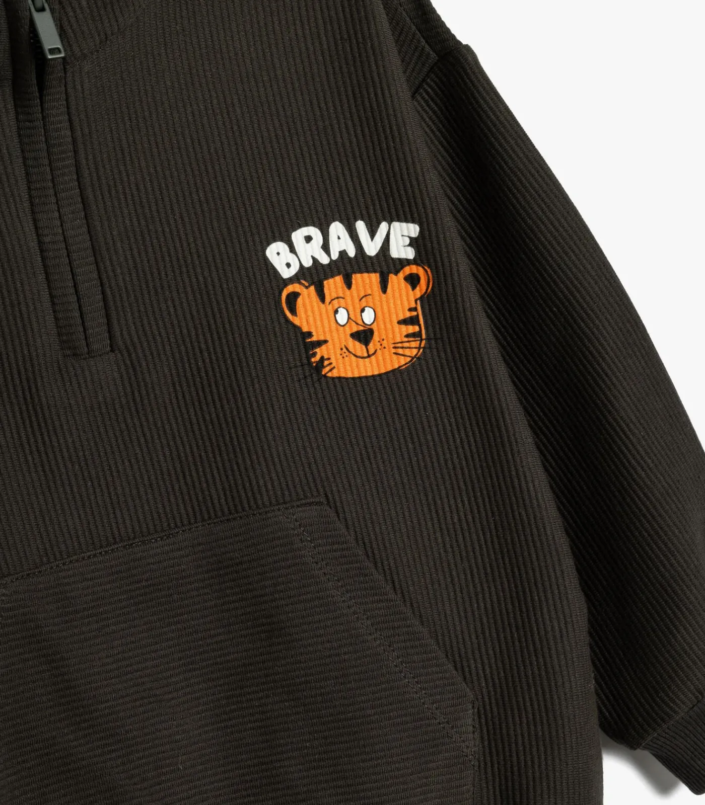 Kinderen Koton Rechte kraag geborduurd Sweatshirt