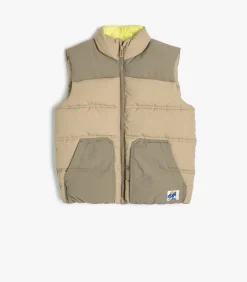 Discount Rechte kraag Gerecycled polyester Weste Anorak Kinderen Sportkledij