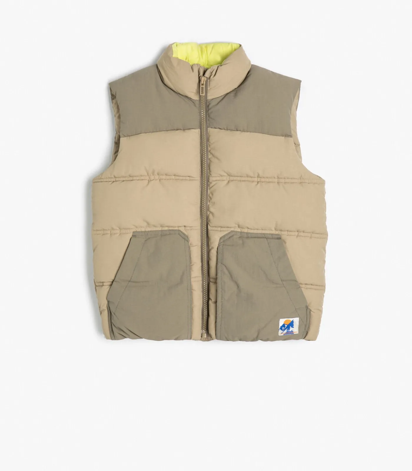 Discount Rechte kraag Gerecycled polyester Weste Anorak Kinderen Sportkledij