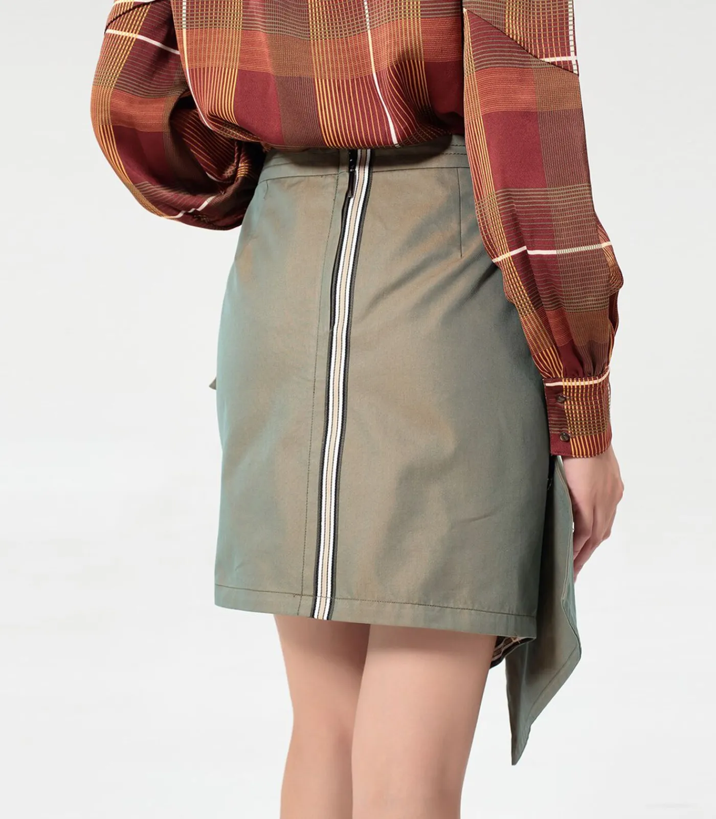 DAMES Smart & Joy Rechte rok met afneembaar voorpand