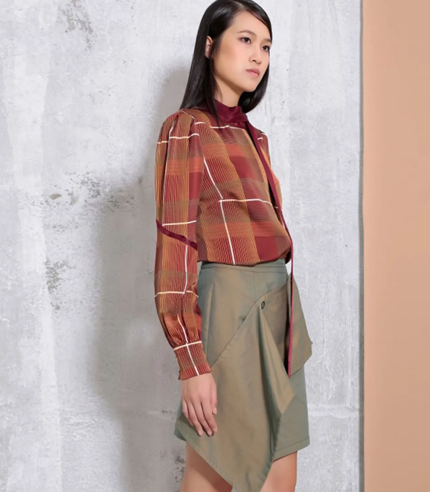 DAMES Smart & Joy Rechte rok met afneembaar voorpand