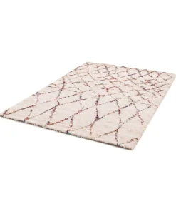 Sale Rechthoekig hoogpolig vloerkleed met etnisch patroon 120x170 cm Tapijten