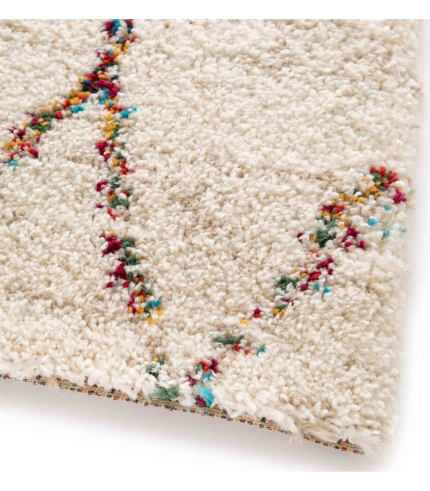 Sale Rechthoekig hoogpolig vloerkleed met etnisch patroon 120x170 cm Tapijten