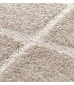 Oviala Rechthoekig hoogpolig vloerkleed in shaggy-stijl 160 x 230 cm