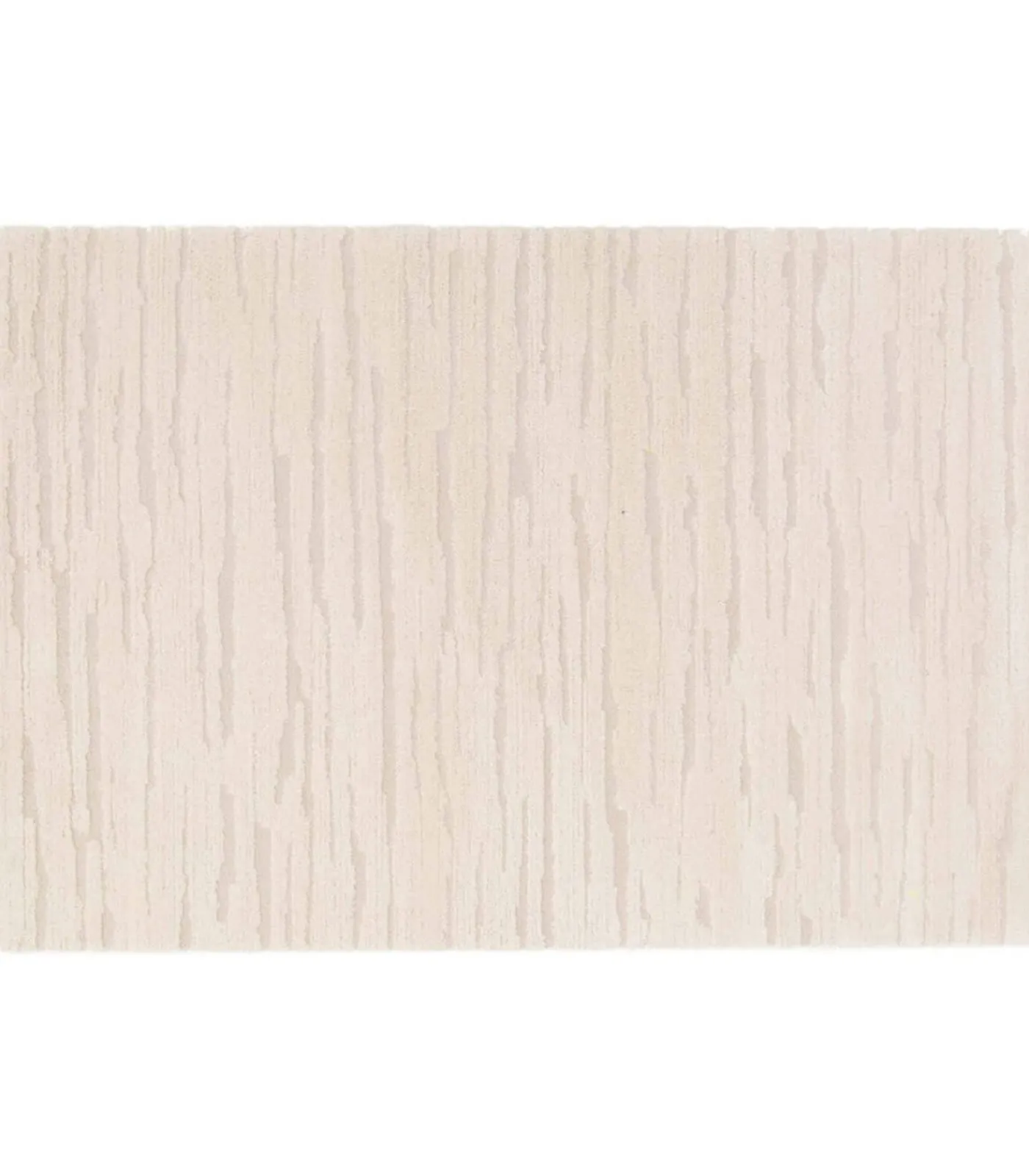 Best Rechthoekig laagpolig vloerkleed in effen ecru patroon 120 x 170 cm Tapijten