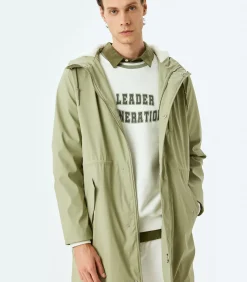 Best Regenjas Heren Slim Fit Kap Knoopsluiting Heren Jassen