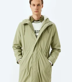 Best Regenjas Heren Slim Fit Kap Knoopsluiting Heren Jassen