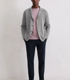 Sale Regular gebreid jack Heren Truien & Cardigans