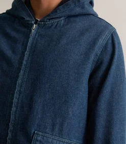 Discount Regular spijkerjas met capuchon Heren Jassen