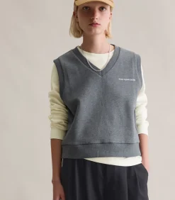 DAMES Marc O’Polo DENIM Regular sweat-trui in college-stijl