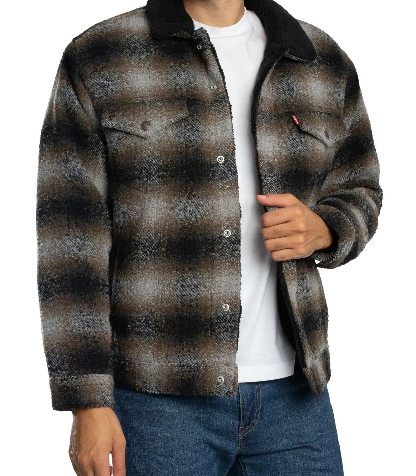 Heren Levi's Relaxed Fit Geruit Jasje