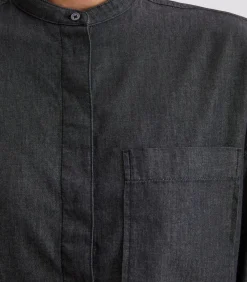 Discount Relaxte chambray blouse DAMES Overhemden & Blouses