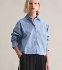 DAMES Marc O’Polo DENIM Relaxte cropped geruite blouse