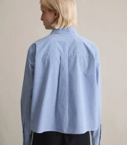 DAMES Marc O’Polo DENIM Relaxte cropped geruite blouse