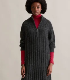 Sale Relaxte gebreide jurk DAMES Jurken