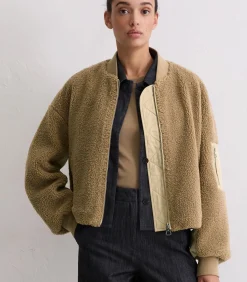 Outlet Relaxte teddy blouson DAMES Jassen